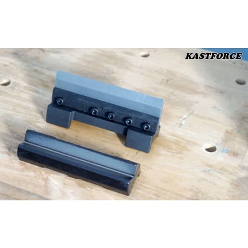 KASTFORCE KF5012 6-inch (150mm) Vise-Mounted Metal Bender with Metal Brake Attachment. Bends up to 2mm (14-gauge) mild steel and 3.17mm (1/8-inch) alu