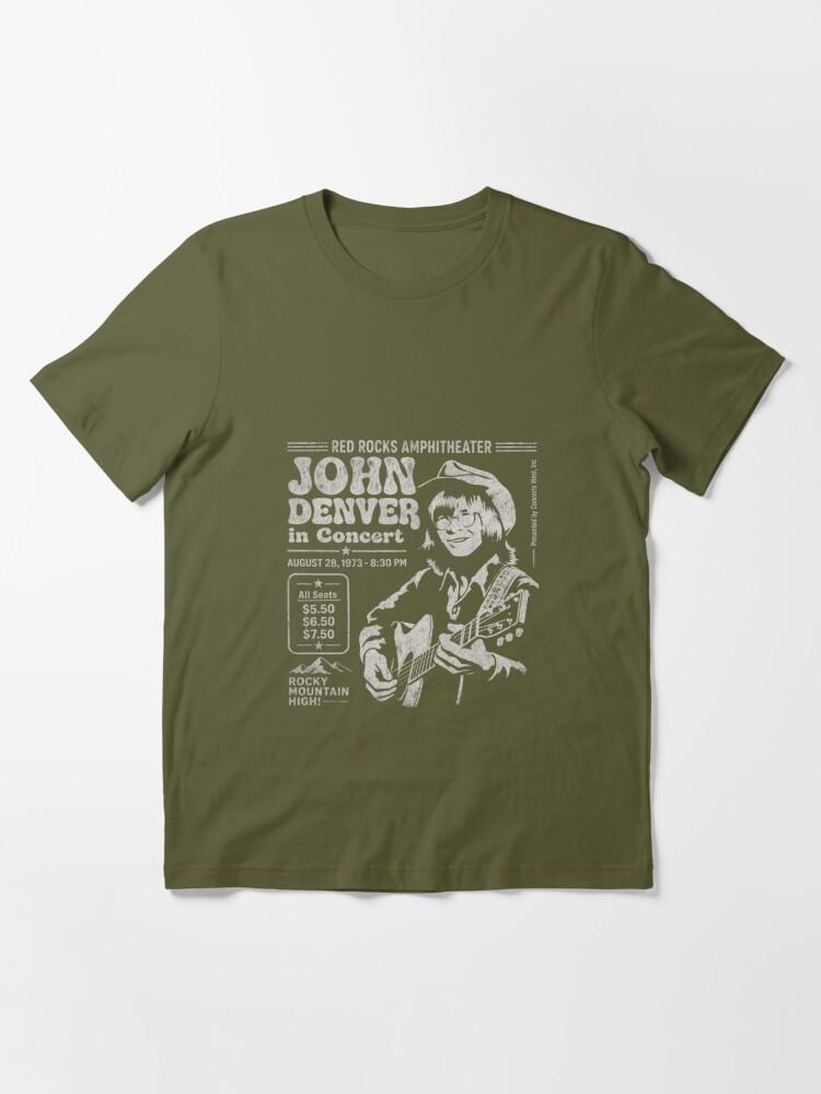 John Denver John Denver Red Rocks Concert 1973 Vintage Essential T-Shirt