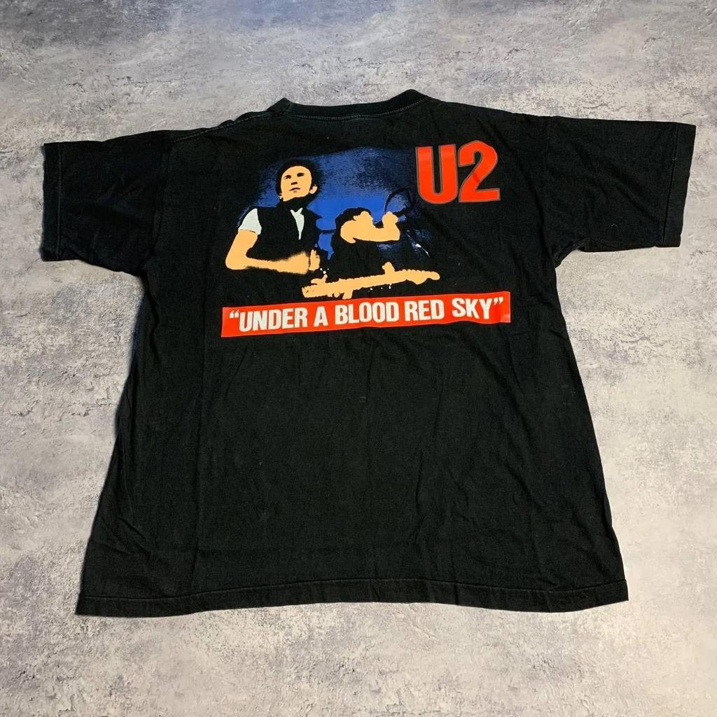 Vintage U2 Tshirt 1991 Under A Blood Red Sky Tour Tee Size Lxl Rare