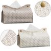 Removable Creative Tissue Box Living Room Tea Table Decor Reusable Eco-friendly Leather Tissue Box Household Storage Accessories