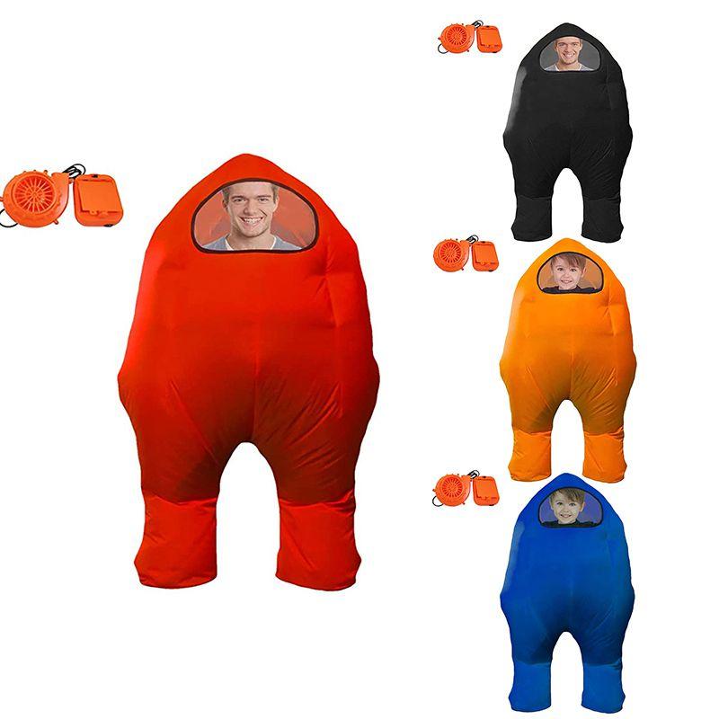 Kostium dmuchany skafander kosmiczny Among Us na cosplay i imprezy Halloween