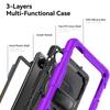 360 Rotatable Stand Case For Redmi Pad SE 8.7 2024 With Screen Protector Heavy Duty Cover For Redmi Pad SE 4G 8.7inch Shockproof