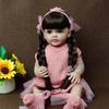 Realistic 55cm Full Enamel Baby Girl Doll Toy