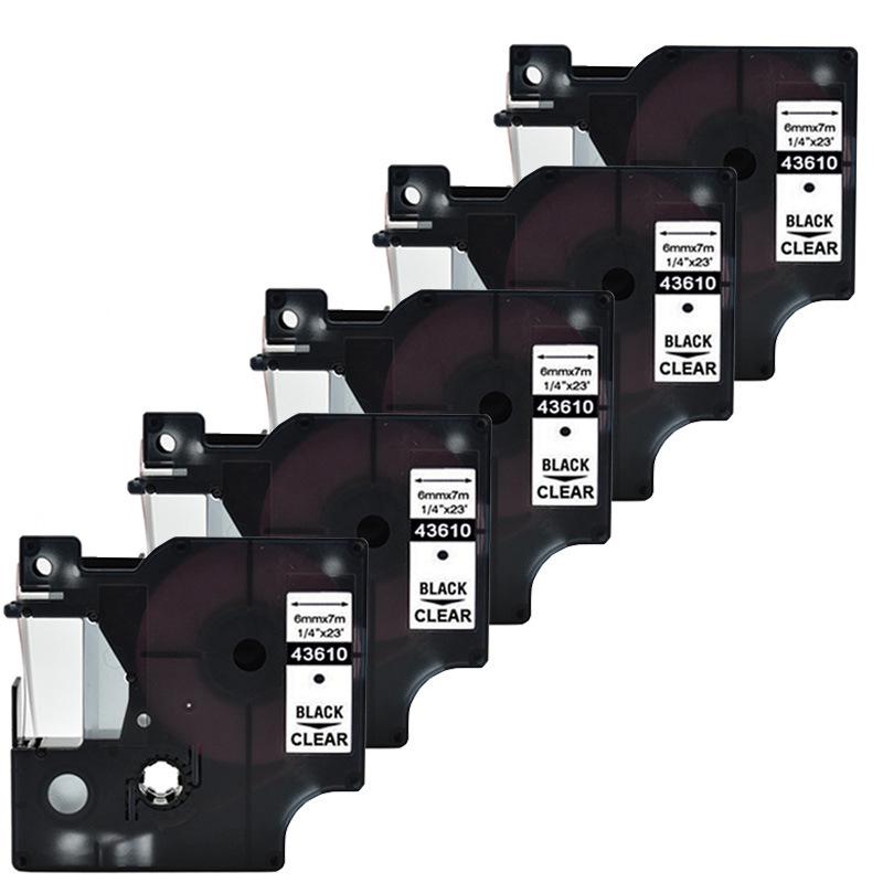 iBests 19mm Waterproof & Scratch-Resistant DYMO DM1 Compatible Labels (45800 Series)