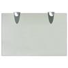 VidaXL Étagères murales 2 pcs Verre 30 x 20 cm 8 mm