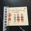 [USED] Vieilles Chansons and Rondes Small Music Score Picture Book France