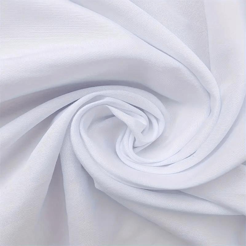 2PC Black & White Wolf Print Curtains - Polyester Rod Pocket Drapes for Living Room, Bedroom & Study, Home & Party Decor