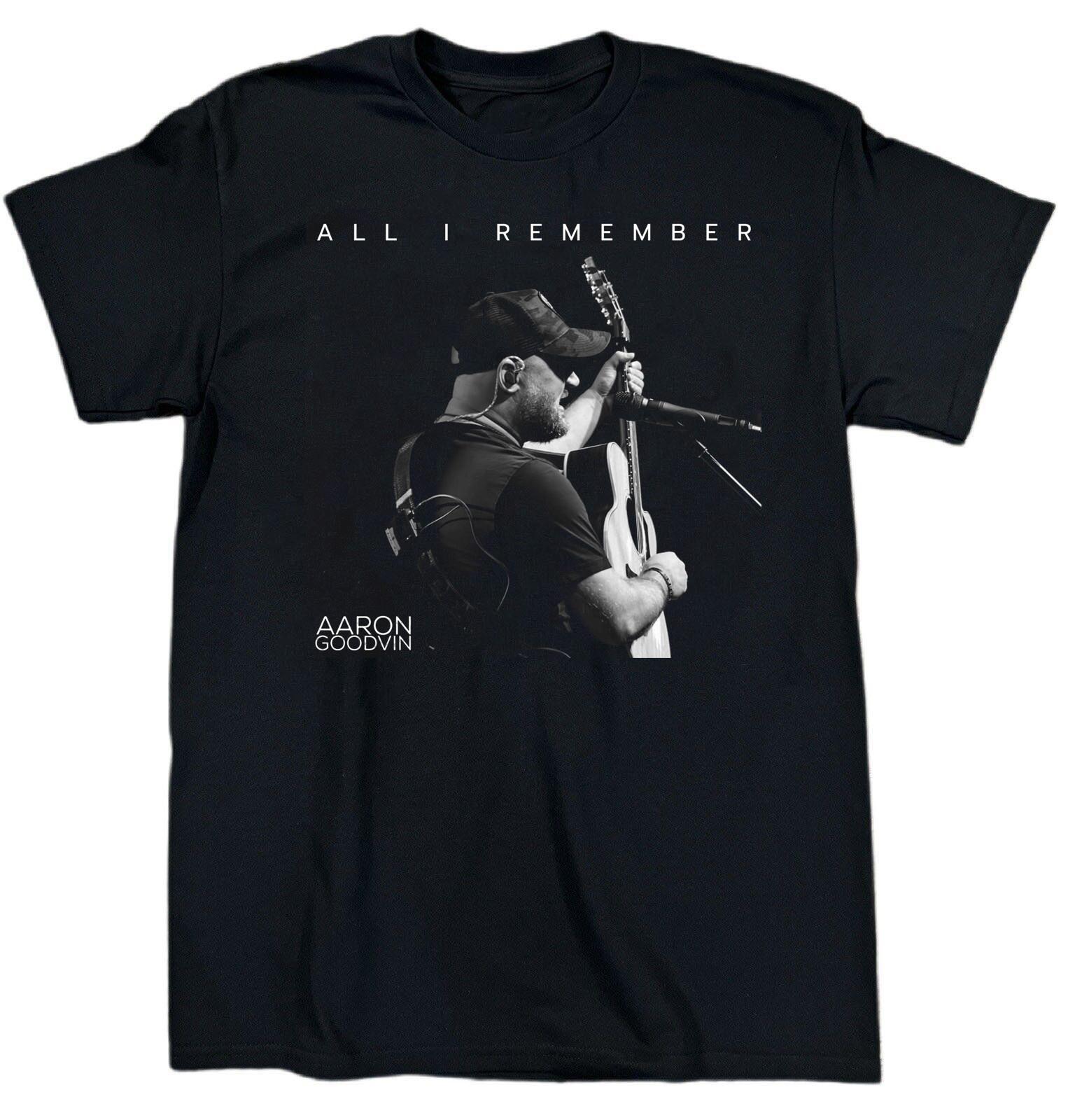 Аарон Гудвин Вся моя память Хлопковая черная футболка S-5XL CM534 L