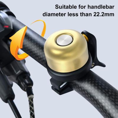 Timbre de bicicleta para AirTag, soporte para localizador, ligero, sonido fuerte, universal, para MTB, carretera, montaña, plegable, alarma para manillar de bicicleta, accesorios para bicicleta