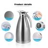 Stainless Steel Coffee Tea Pot Double Wall Vacuum Insulated Thermo Jug Hot Water Bottle