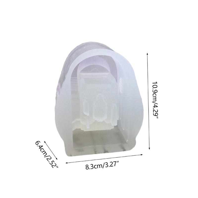 Silicone Baking Mold Roman Palaces Shaped Hand-Making Supplies Candle Moulds Perfect for Baking and Chocolate Making