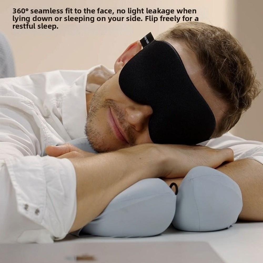 Gifts 360° 3D Eye Mask Full Blackout Adjustable Eyemask Breathable and Pressure-free Contoured Cup Sleeping Mask