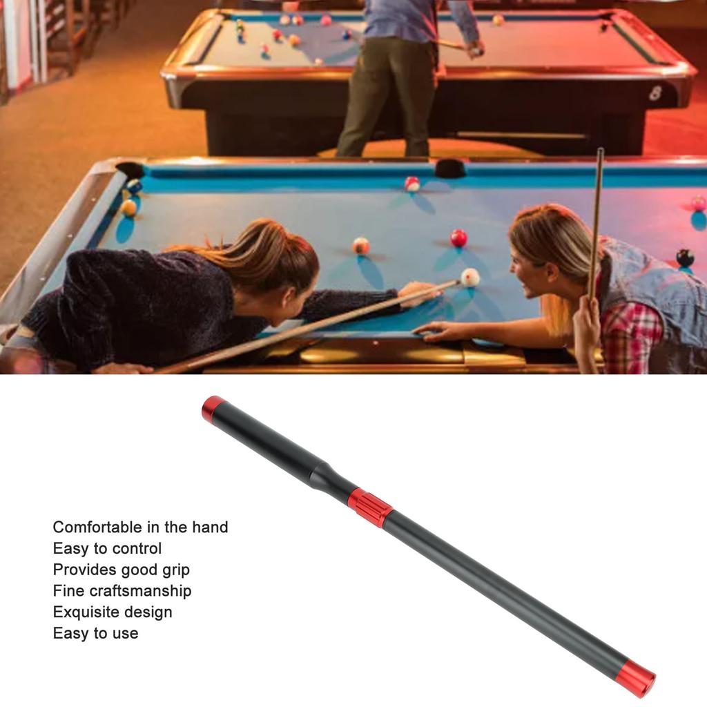 Billiard Telescopic Extension Cue Aluminium Alloy Lightweight Portable Exquisite Telescopic Pool Cue Extension