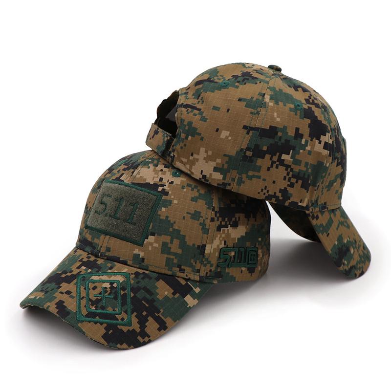 Men's Tactical Baseball Cap Outdoor Camouflage Cotton Hat Truck Driver Summer Sun Hat