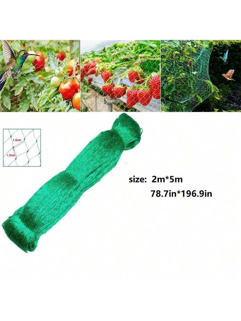 2m*5m Green Anti Bird Netting Pond Pool Protection Net Mesh Garden Plant Fruit Vegetables Flower Traps Netting Protect Pest Cont