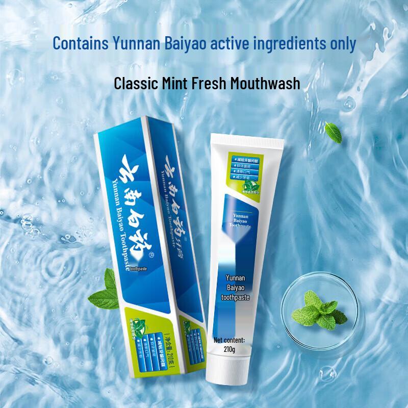 Yunnan Baiyao Classic Mint Gum Care Toothpaste