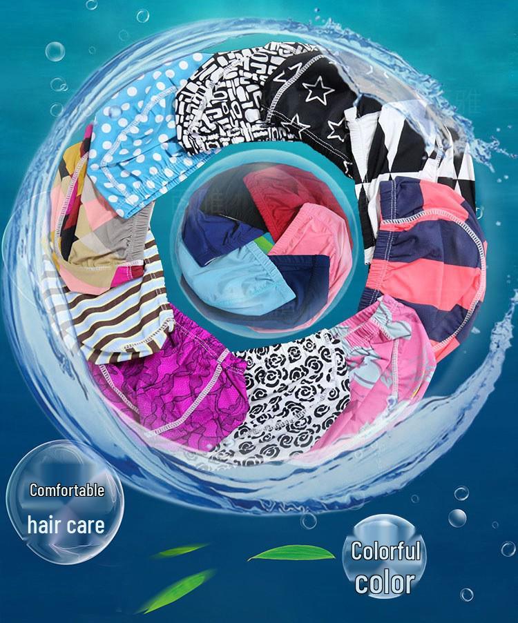New Style 2017 Adult Swim Cap - Printed Pattern for Pool, Reservoir, Seaside, Comfortable Swimwear Cap
