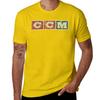 CCM logo Vintage verweerd T-shirt aangepaste katoenen grafische T-shirts Valentijns boetiek kleding heren vintage T-shirts