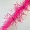 1Ply Ostrich Feather Boa Long High Quality Ostrich Feather Scarf Trims for Party Halloween Clothing Decoration Shawl 2 Meters