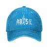 Fashion ARISE! 005 Solo Leveling Sung Jinwoo Baseball Cap Unisex Style Distressed Denim Headwear Running Golf Soft Caps Hat