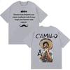 Singer Camilo Tribu Album Tour Graphic T-shirt Men Clothing Cotton Short Sleeve Top Fashion Hipster Pop Music Streetwear