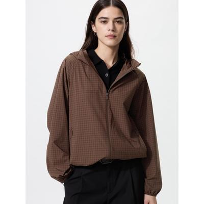 Japan Pockable Uv Cut Hoodie Nanodesign Check