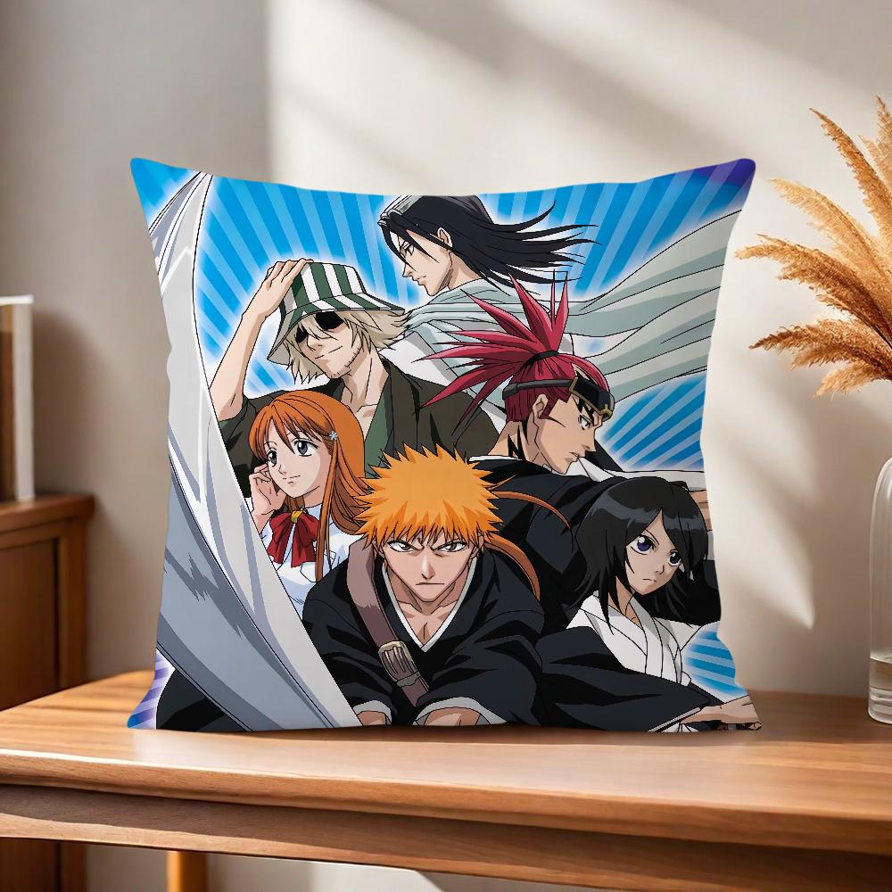 Hot Anime B-Bleachs Comfortable Soft Pillow Case For Sofa Living Room Home Office Decor And Protective Covers