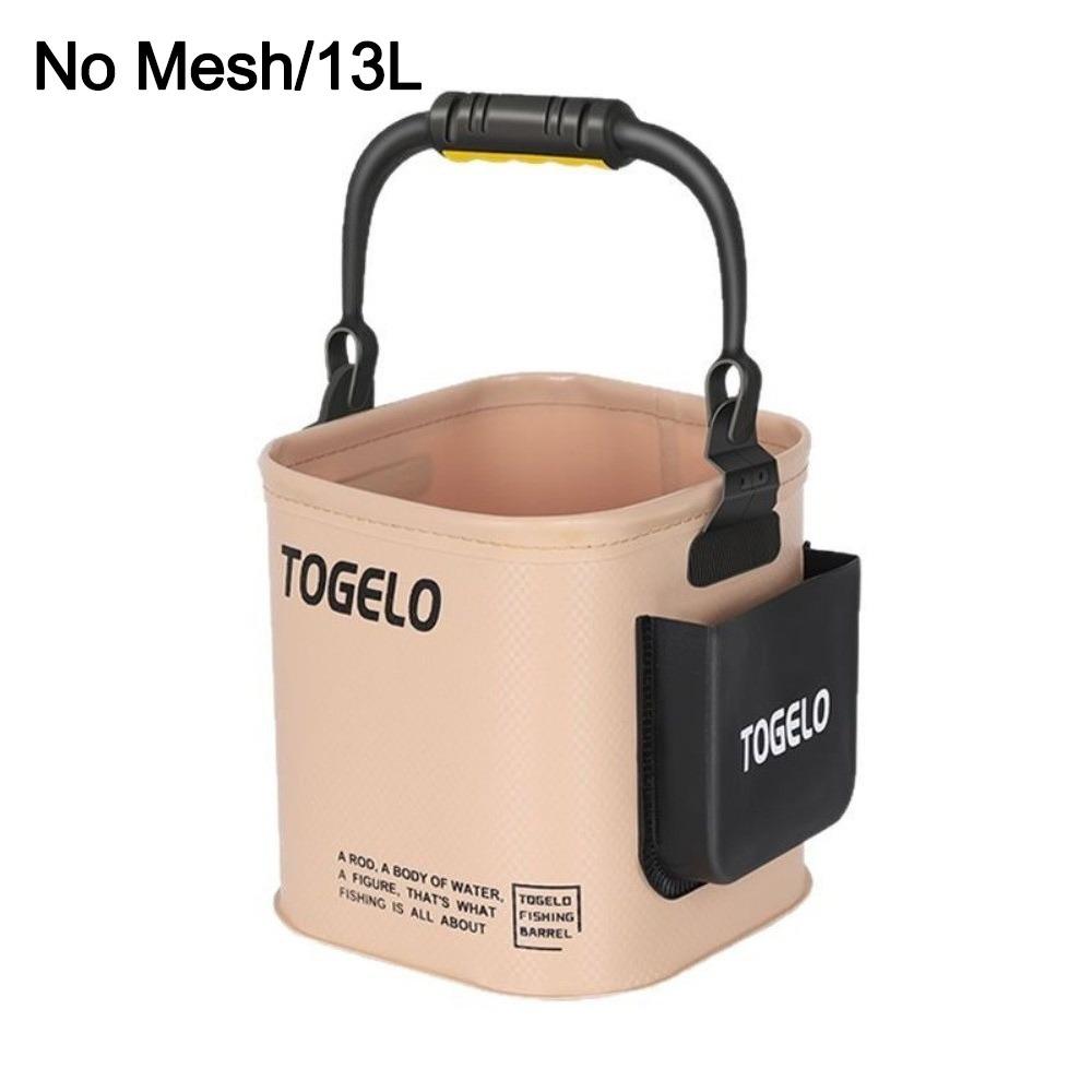 8L/13L Capacity Foldable Water Bucket Suitcase Fishing Bucket New Live Fish Box Outdoor Activities