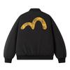 Giacca Bomber Oversize Ricamata Unisex Invernale Spessa Cotone Casual Capospalla Uomo Donna