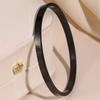 Titanium steel bracelet, smooth stainless steel bracelet, girls' advanced sense, fashionable and versatile, simple and light luxury bracelet