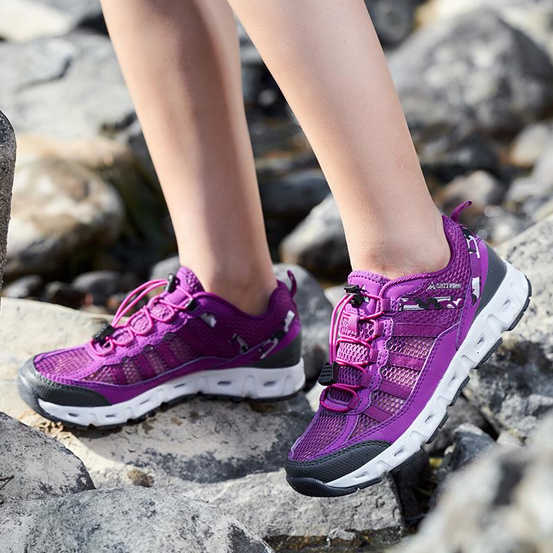 Fashion New Men Outdoor Hiking Shoes Aqua Shoes Walking Sneskers Sport Water Shoes Climbing Trekking Wading Shoes Quick-Dry River Sea