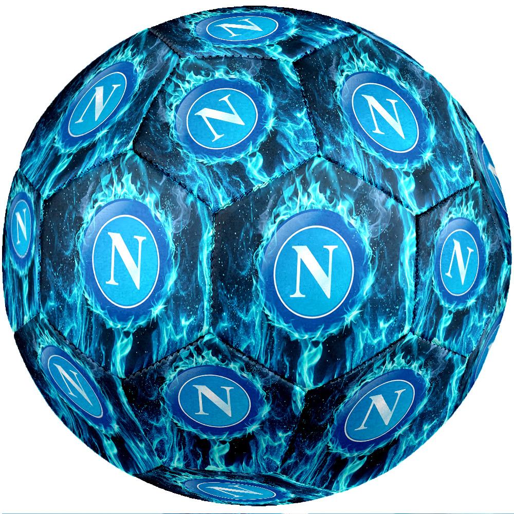Napoli FC Size 5 Standard Football Durable Training Match Soccer Ball for Adult Outdoor Sports