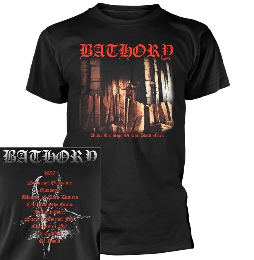 Bathory Under The Sign Shirt S-3XL Black Metal Official T-Shirt Tshirt New XXXXL
