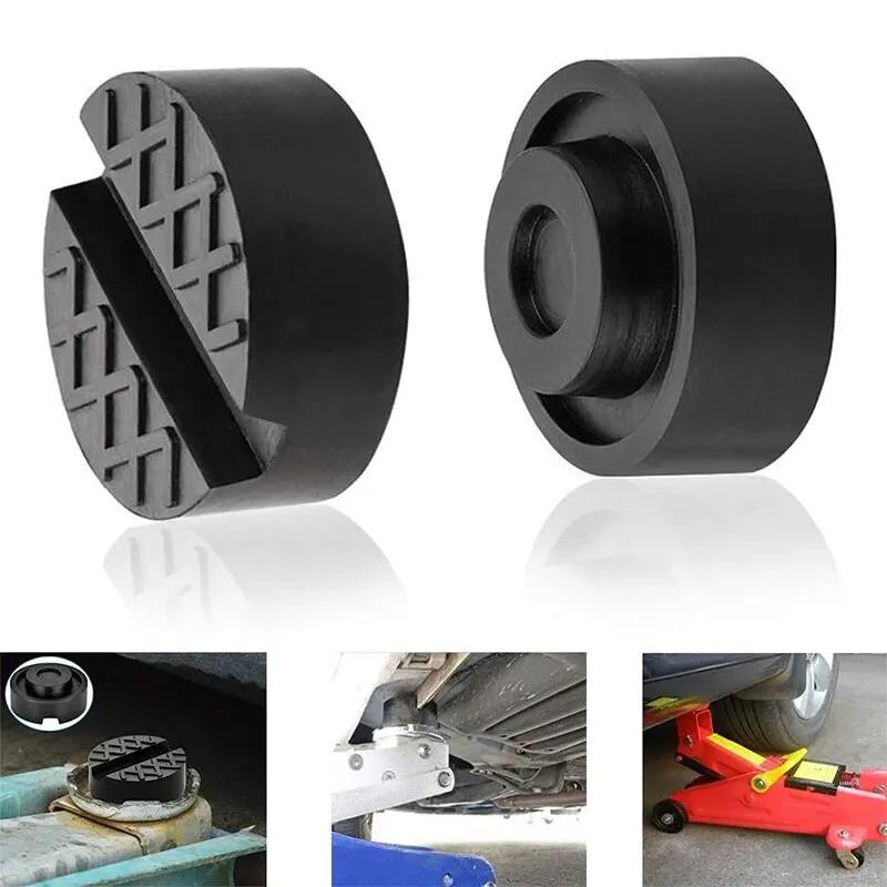Car Lift Jack Support Stand Rubber Pads Wheel Dolly Slotted Floor Frame Rail Adapter Repair Tools for Lexus Subaru Fiat Volvo