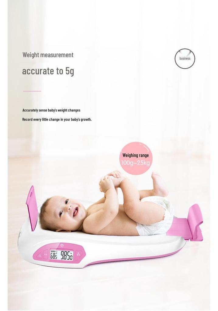 Xiangshan Smart Bluetooth Rechargeable Baby Scale - Electronic Height & Weight Scale for Newborns
