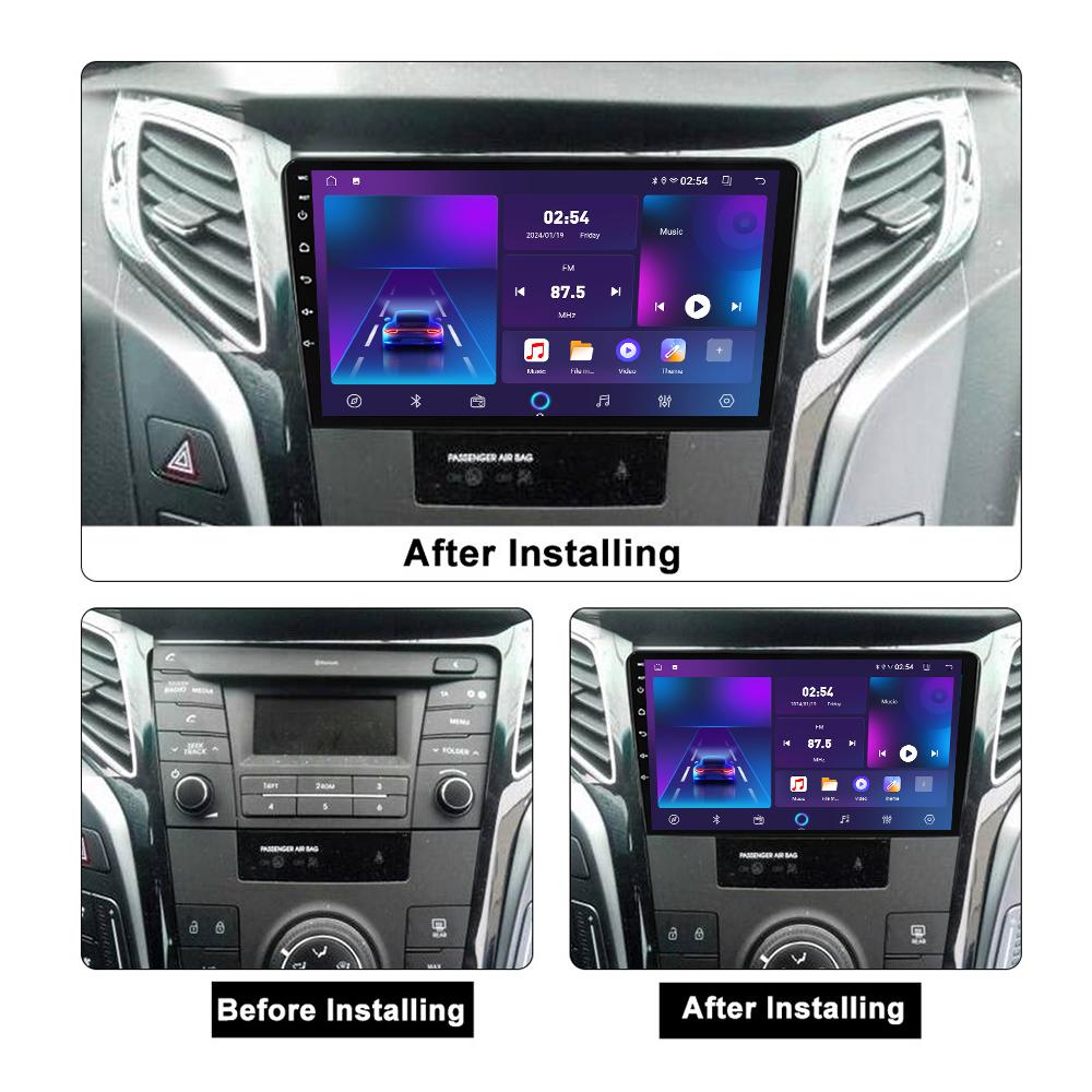Android Car-Play Autoradio für HYUNDAI I40 2012-2016 Multimedia-Player Head Unit Stereo-Navigationsgerät BT WIFI, 2+64GB