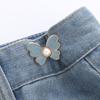 Zinc Zinc Alloy Snap Fastener Pants Pin Removable Clothing Accessories Jean Button Waist Buckle  Skirts