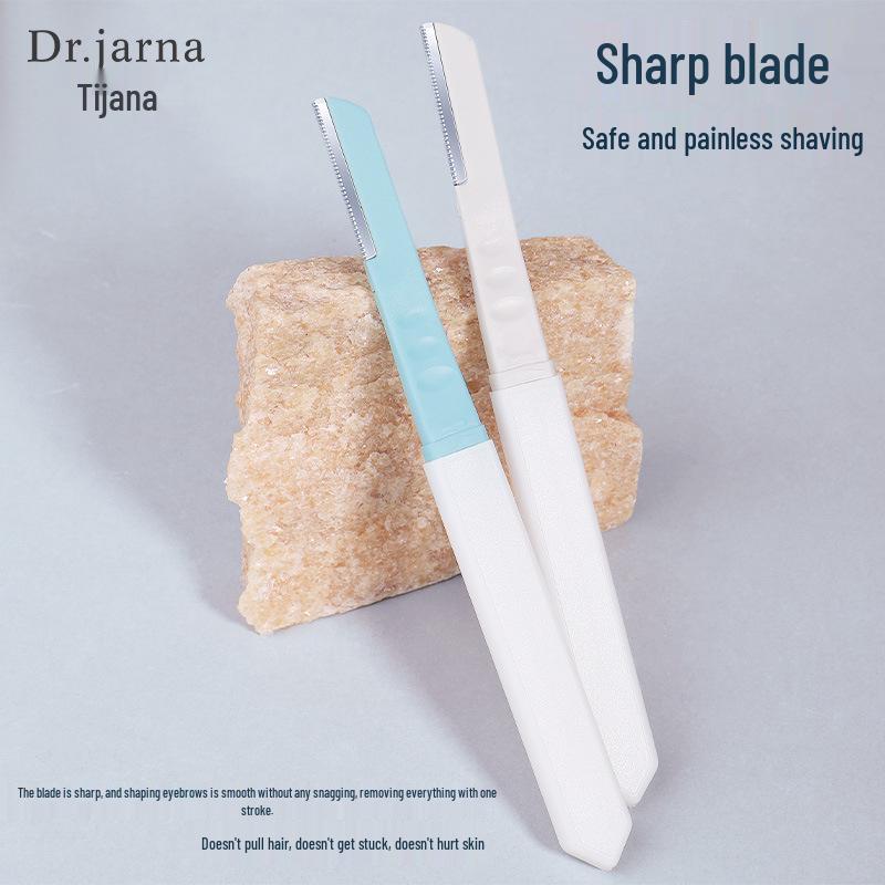 Tijiana 2-Piece Retractable Safety Eyebrow Razor - Sharp, Anti-Scratch Design for Easy Hair Removal