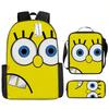Spongebob Squarepants Children'S School Bag Male And Female Students Backpack Kindergarten Cute Cartoon Backpack Pencil Bag