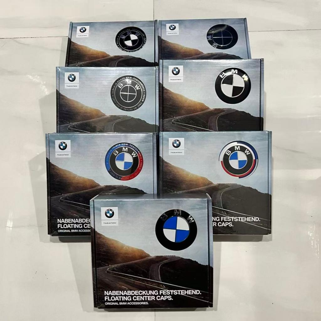 4 Τεμάχια 56/68mm Πλωτά Κέντρα Τροχών για την 50ή Επέτειο της BMW – Ταιριάζουν σε E39 E46 E60 F10 F30 G20 X3 X5 (Αξεσουάρ κόμβου αυτοκινήτου)