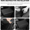 Upgraded Car Center Console Cover,Microfiber Leather Car Armrest Cover Cushion with 2 Storage Bags,Car Armrest Storage Box Interior Accessories for