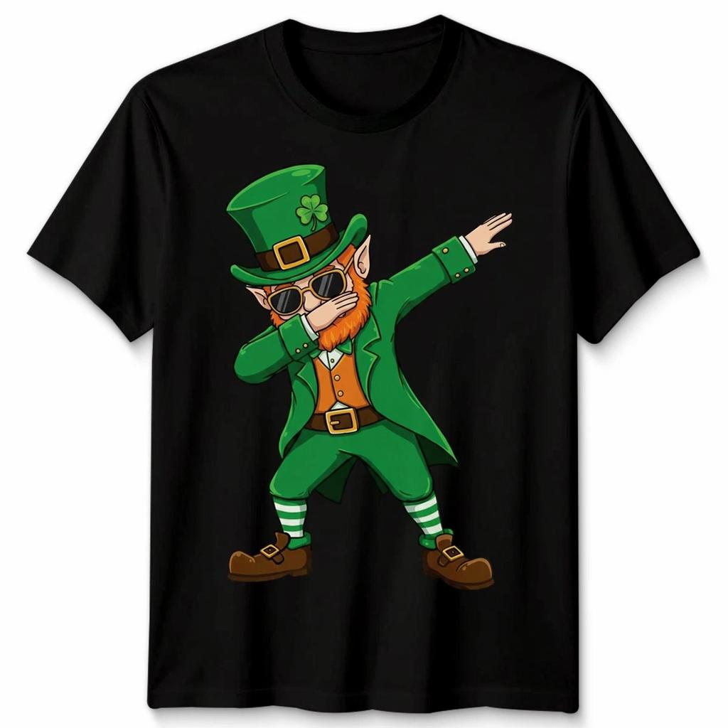 St Patricks Day Dabbing Leprechaun Dab Mens Womens Shirt