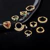 Eternal Metal ASTM F136 Titanium Internally Threaded Buttfly CZ&Opal Belly Ring Navel Piercing Body Jewelry