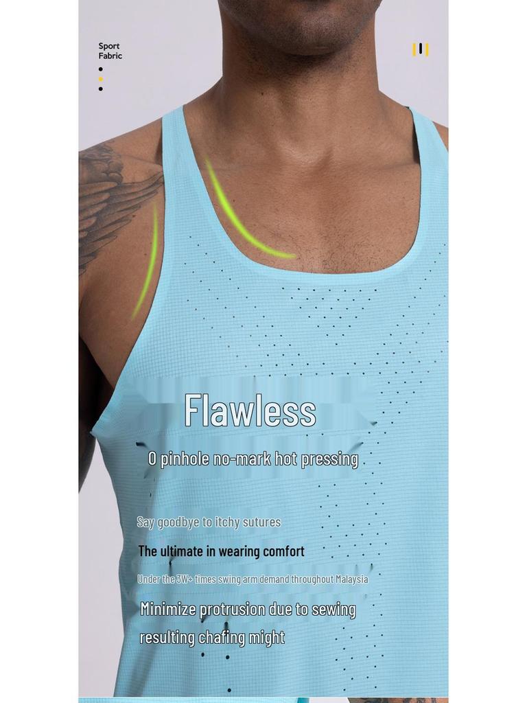 Marathon Schnelltrocknendes Mesh-Shirt für Männer & Frauen - Leichte Sportweste für Laufen & Trailtraining