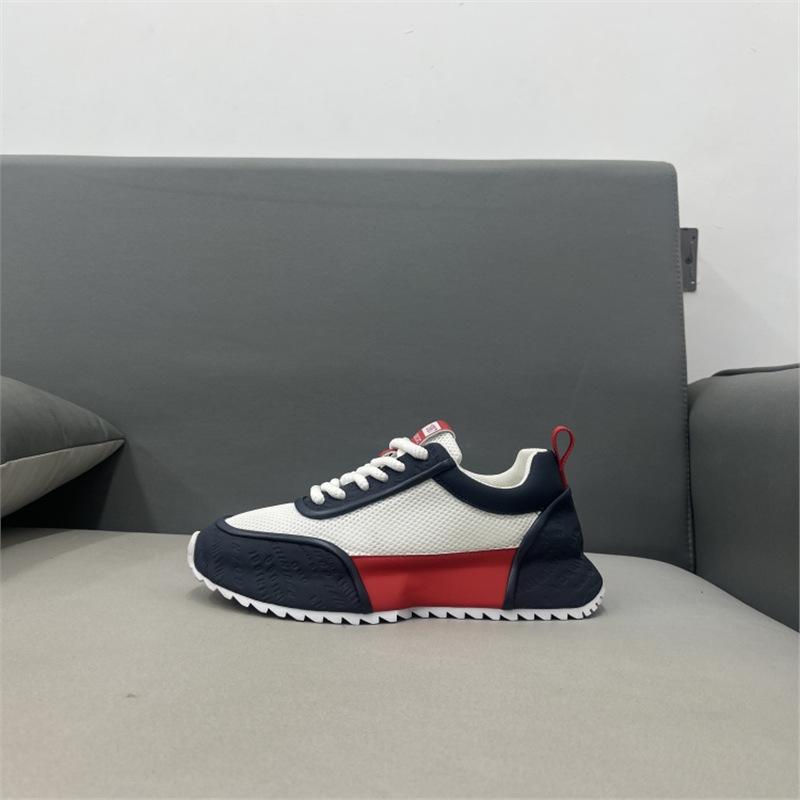 New Thick-soled Comfortable Color-blocking Athleisure Board Shoes Trendy Dad Shoes Ec
