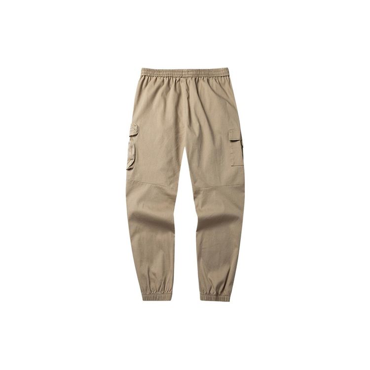 Anta Multi-Pocket Woven Joggers Men Bottoms Khaki 152218501-1