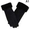 Women Autumn Winter Thick Plush Gloves Cute Furry Warm Mitts Full Finger Touchscreen Mittens Outdoor Sport Female Gloves