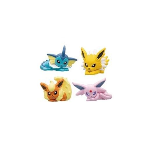 Bandai Bikkura Tamago Eevee Friends Figure Collection Bath Ball Bathing Agent 5-piece Set