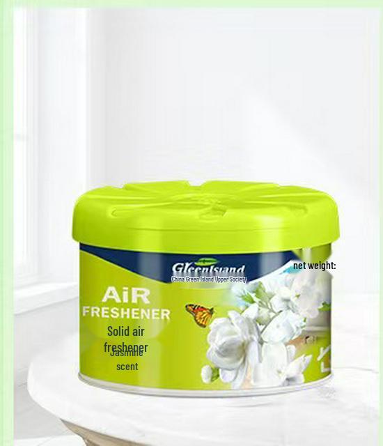Green Island Solid Air Freshener - Toilet & Indoor Fragrance Balm for Odor Control