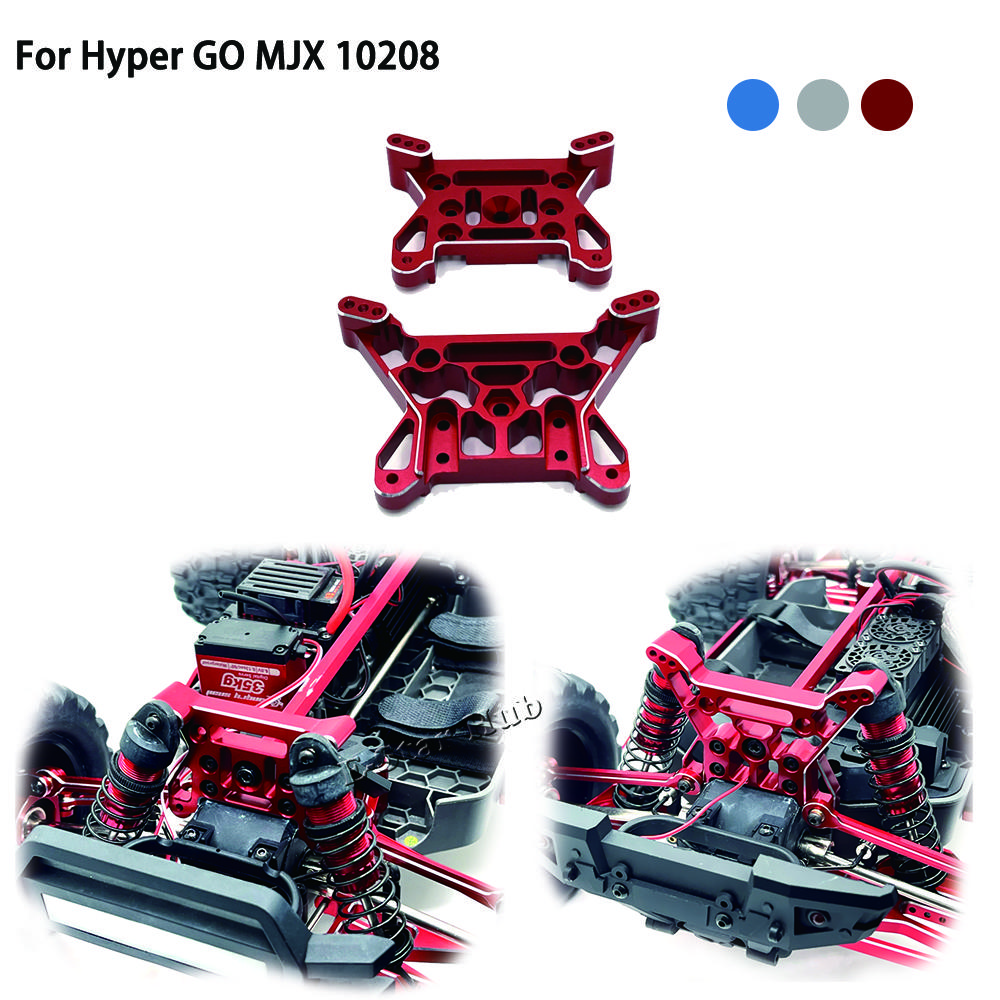 Front and rear suspension brackets for Hyper GO MJX 1/10 10208 V1 OP Accessories Metal upgrade parts Kit rc model crawler car